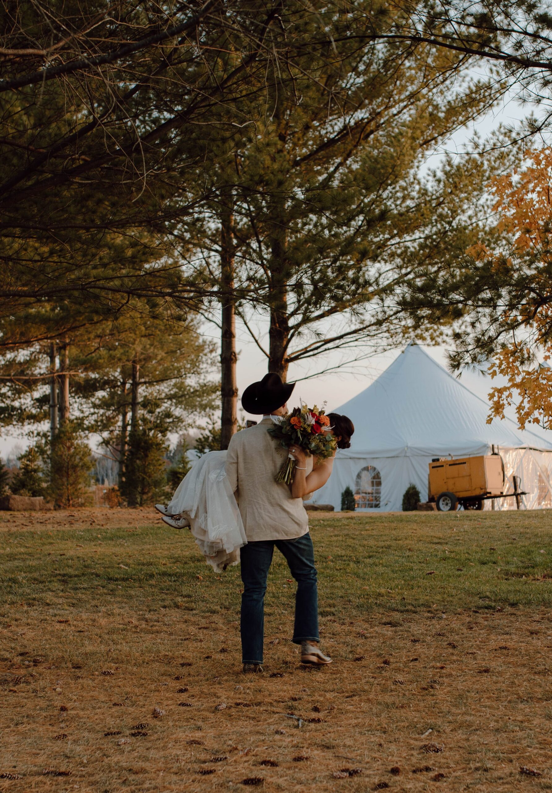 Fall Winery Wedding in MN