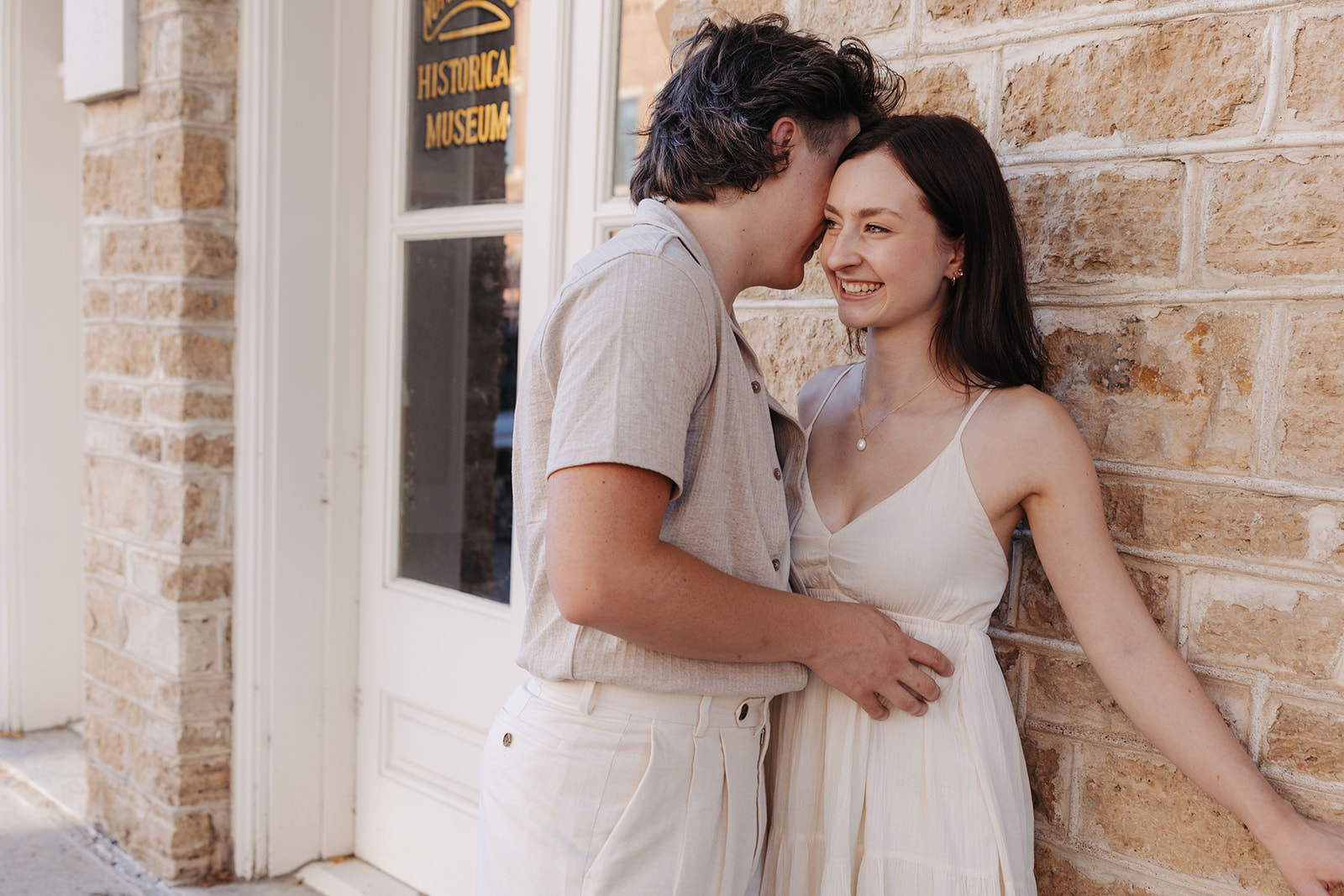 downtown northfield engagement photos