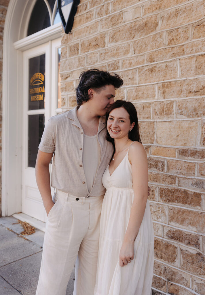 downtown northfield engagement photos