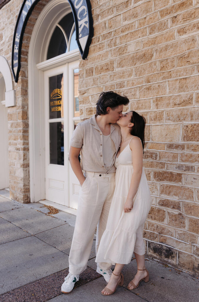 downtown northfield engagement photos